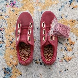 Puma suede heart sneakers
